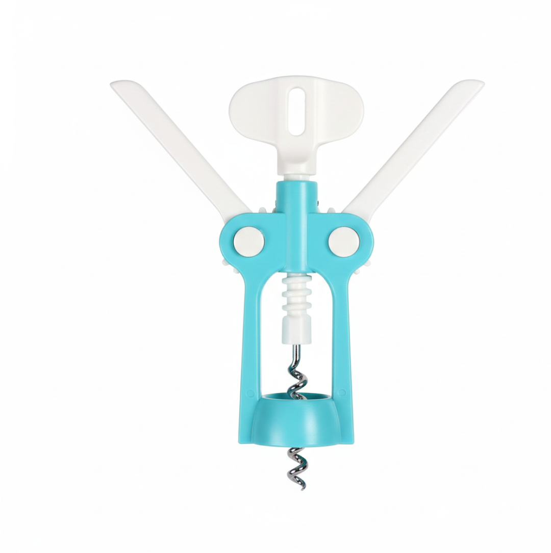 Built-in bottle opener feature on the Waiter Corkscrew for beer and soda.