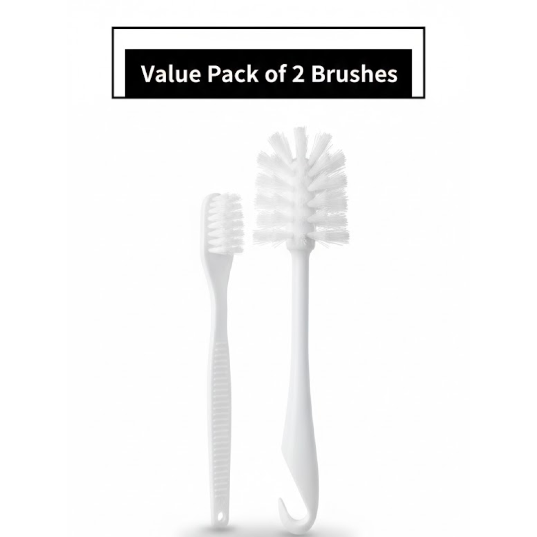 Close-up of brush bristles showing durability