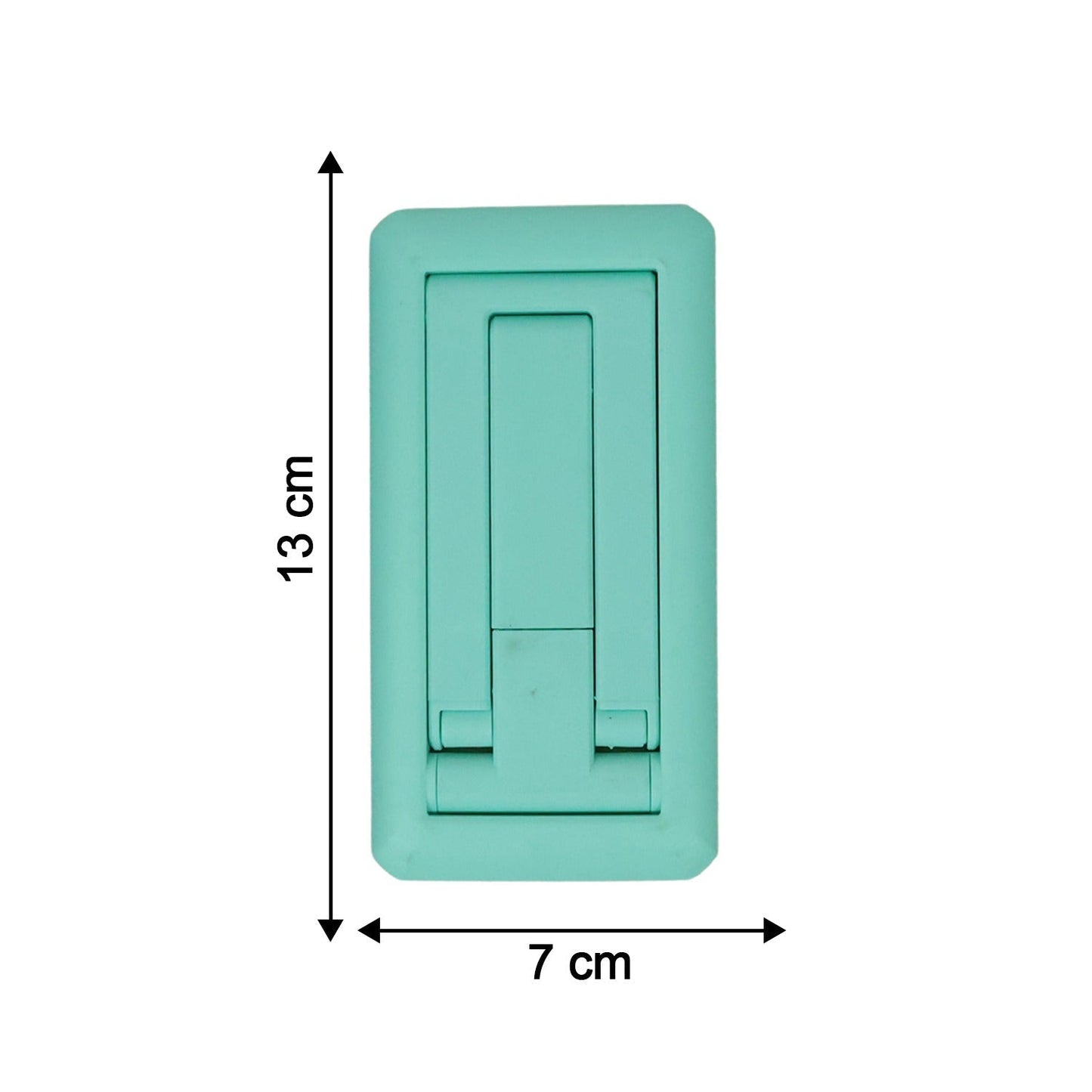 Foldable phone stand with dimensions and smartphone compatibility