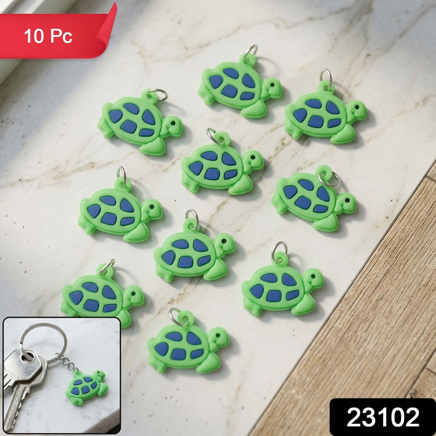 Cute tortoise keychain accessories for backpacks