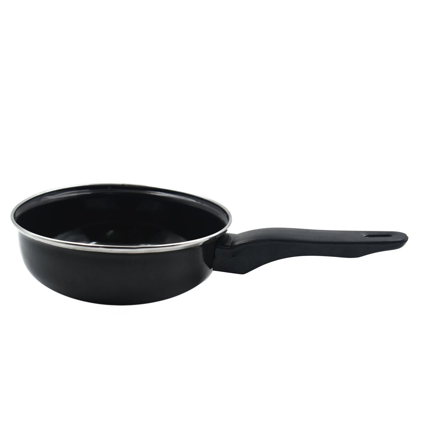 Indo Glow 12-inch non-stick fry pan, ideal for gas cooktops.