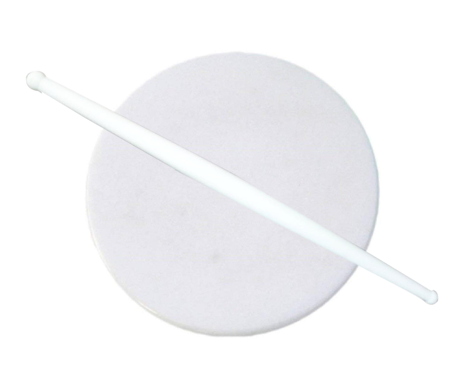 High-quality plastic rolling pin designed for easy and efficient chapati preparation.