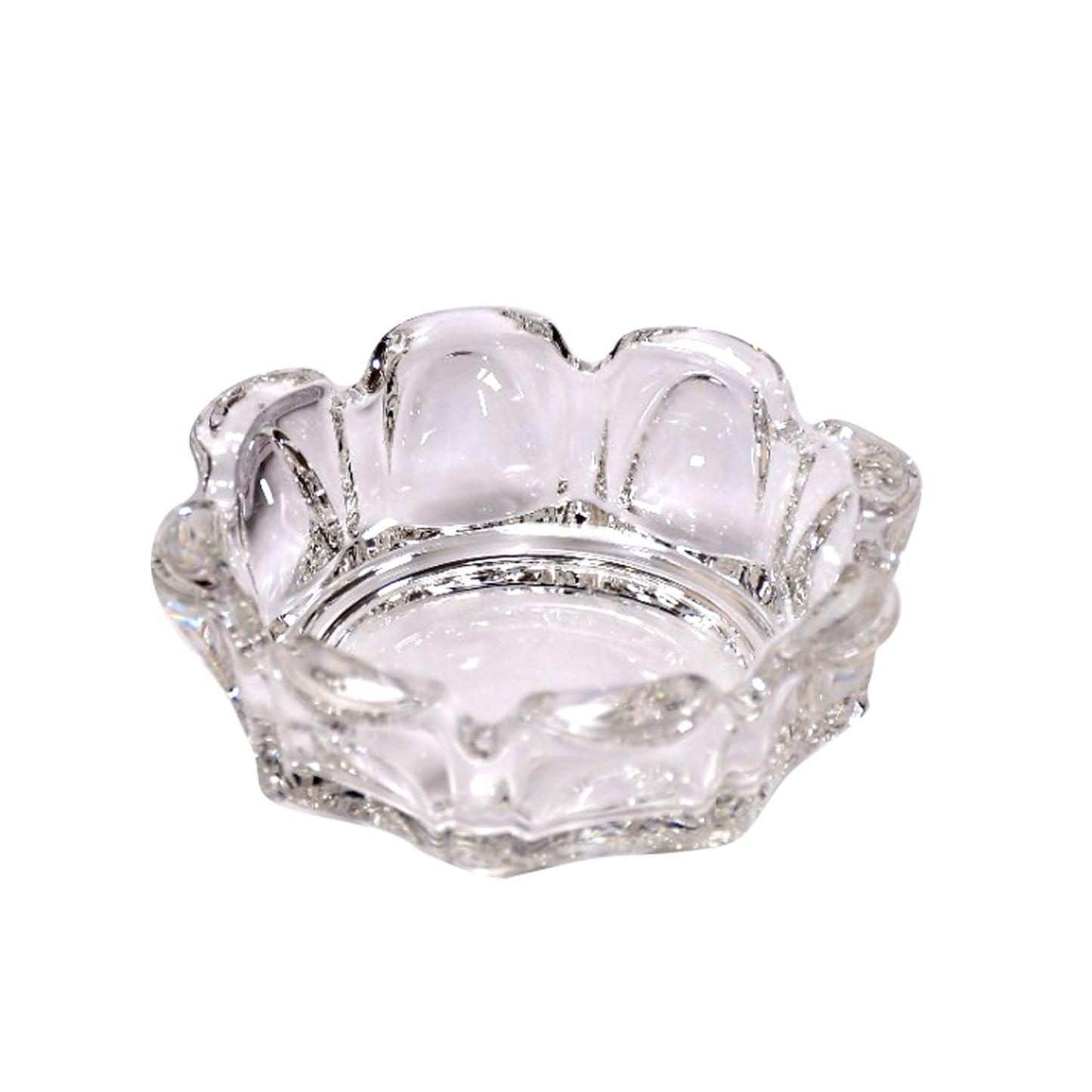 Stylish round tabletop ashtray for cigars and cigarettes, enhancing modern decor.