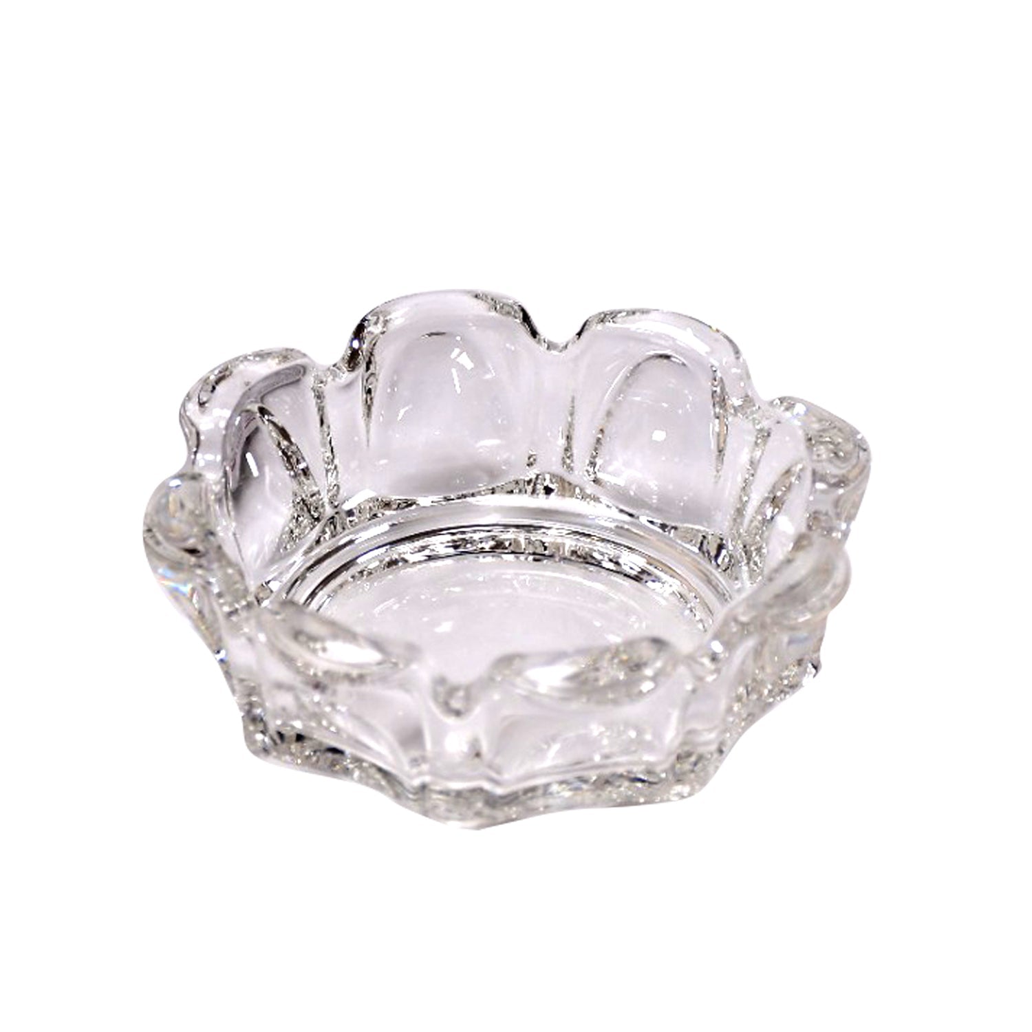 Stylish round tabletop ashtray for cigars and cigarettes, enhancing modern decor.