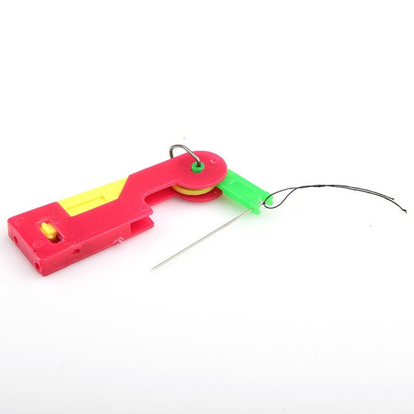 Bright multicolor body of the automatic needle threading device.