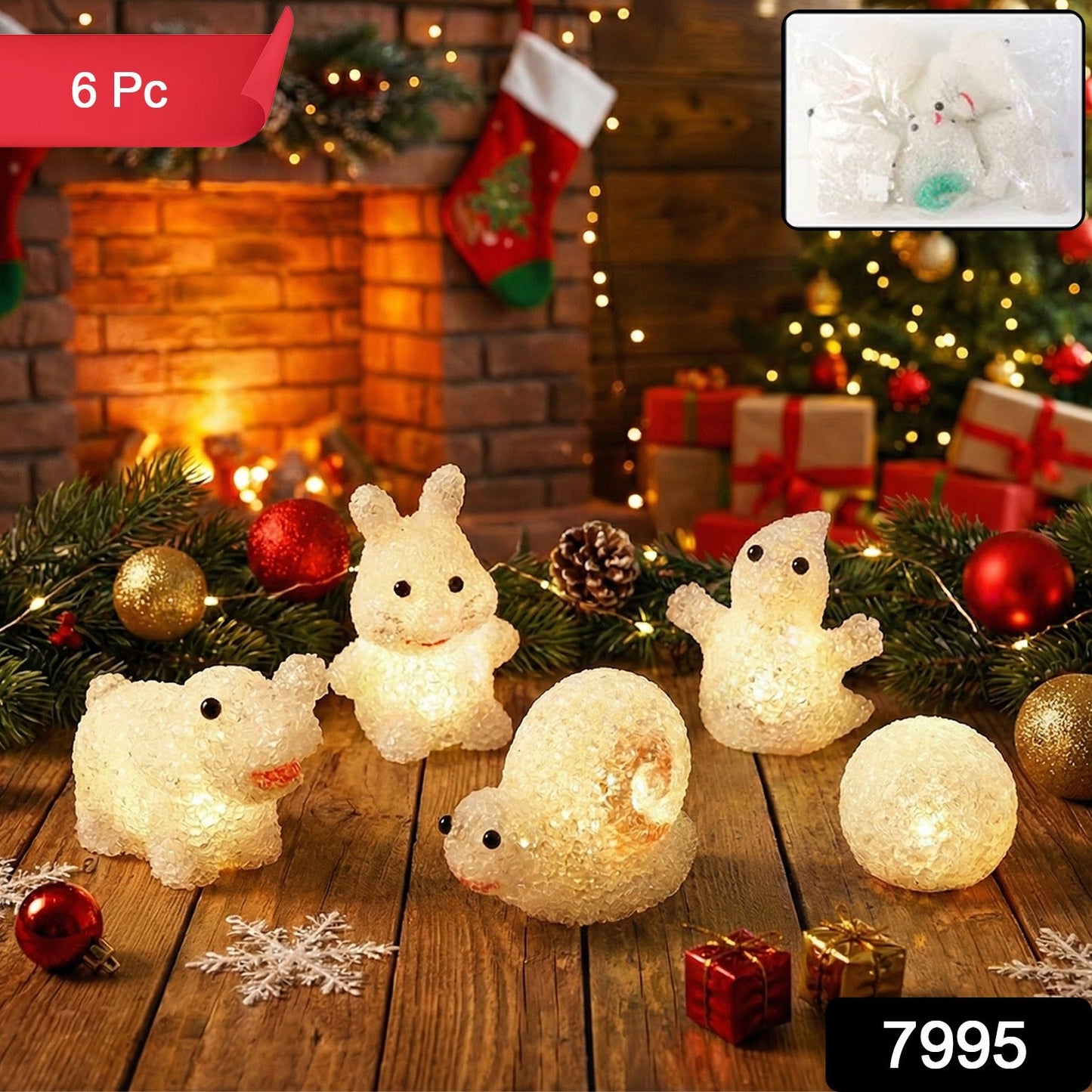 A cute animal LED lamp with a soft glow, perfect for a child's bedroom.