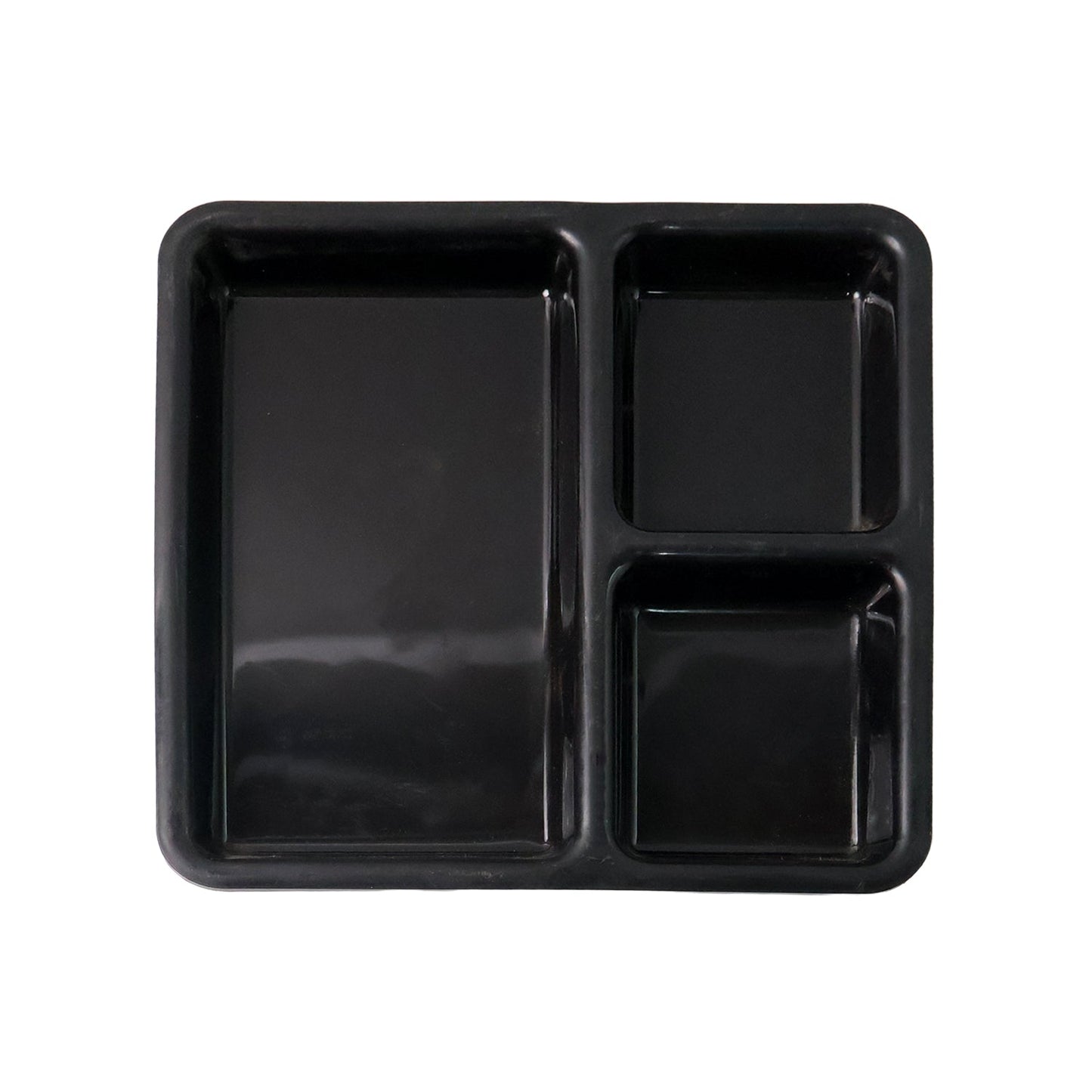 Multi-section meal serving tray for neat plating and meal portions