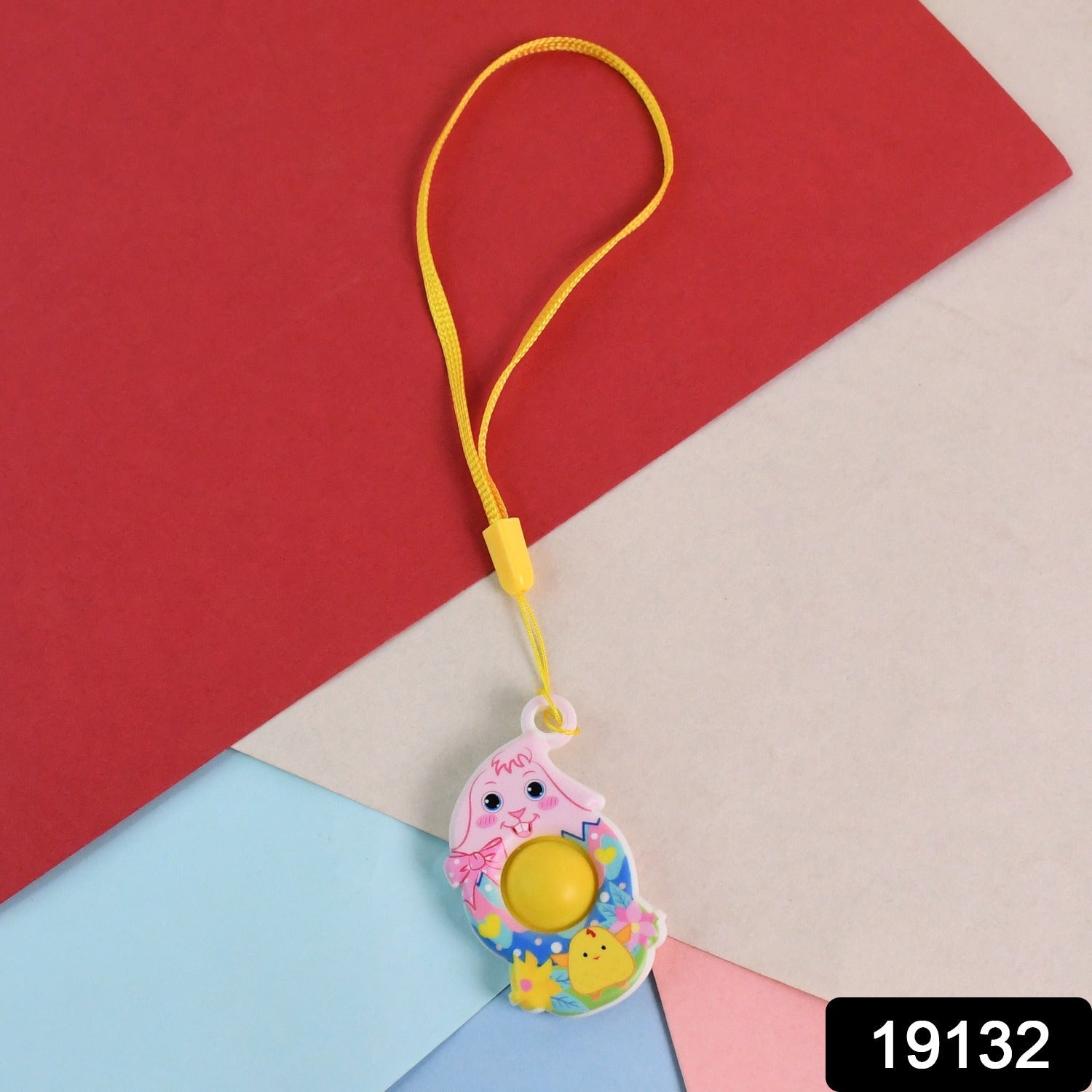Front view of sensory chick fidget popper toy designed for anxiety relief
