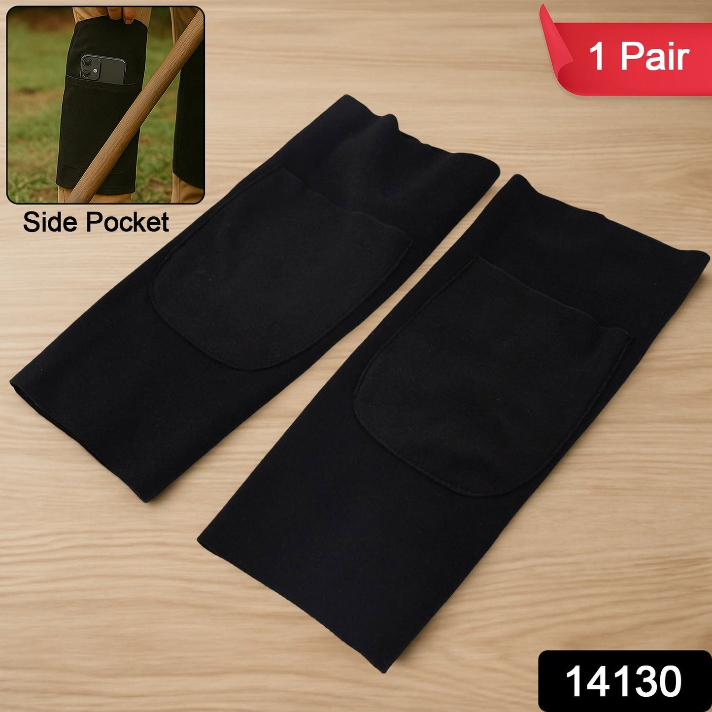 Packaging of protective arm sleeves showing product details and usage
