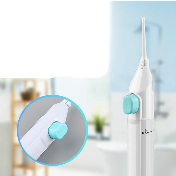 High-performance Water Flosser in action, delivering a powerful stream for deep cleaning.