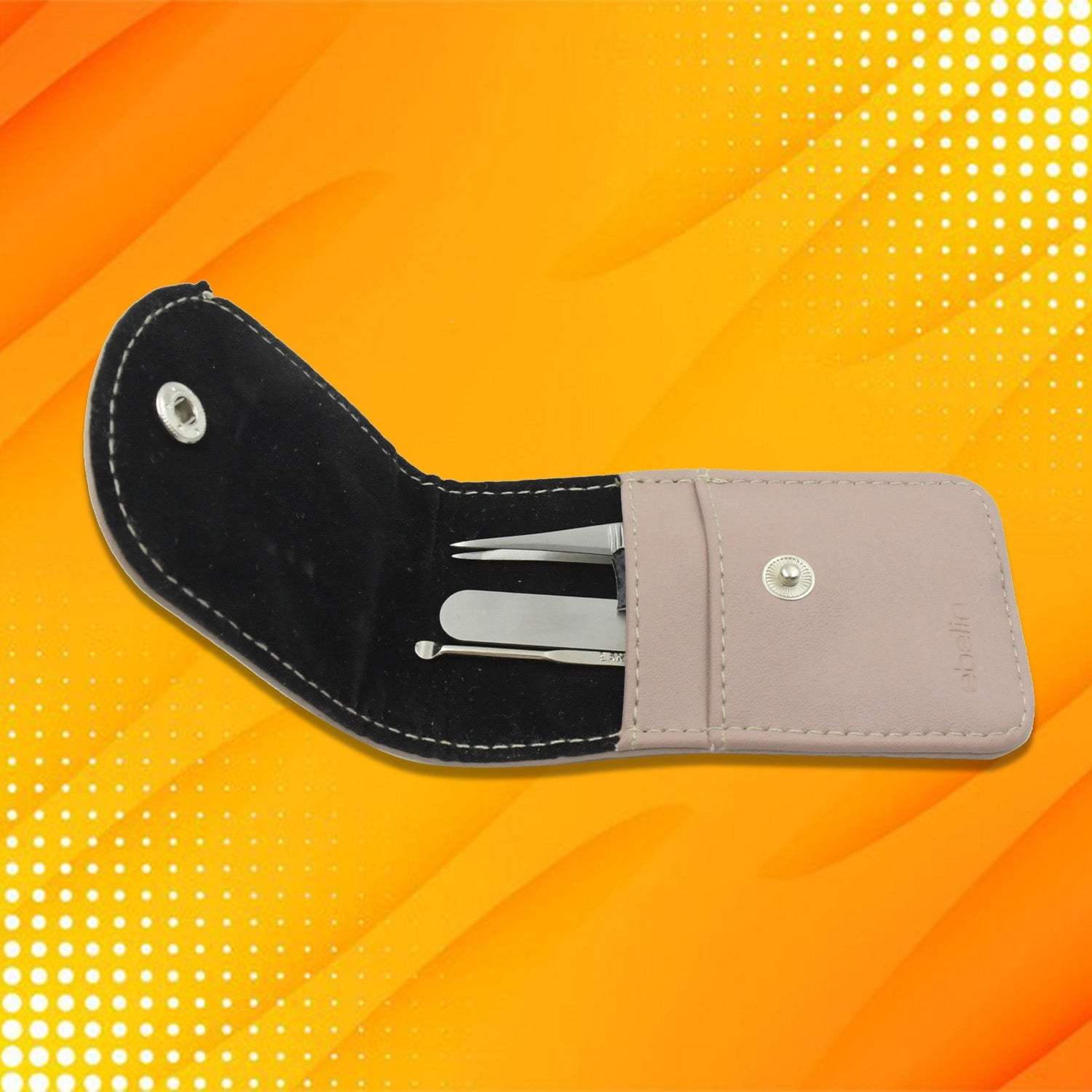 Compact 4-piece nail care set with a focus on the durable travel case.