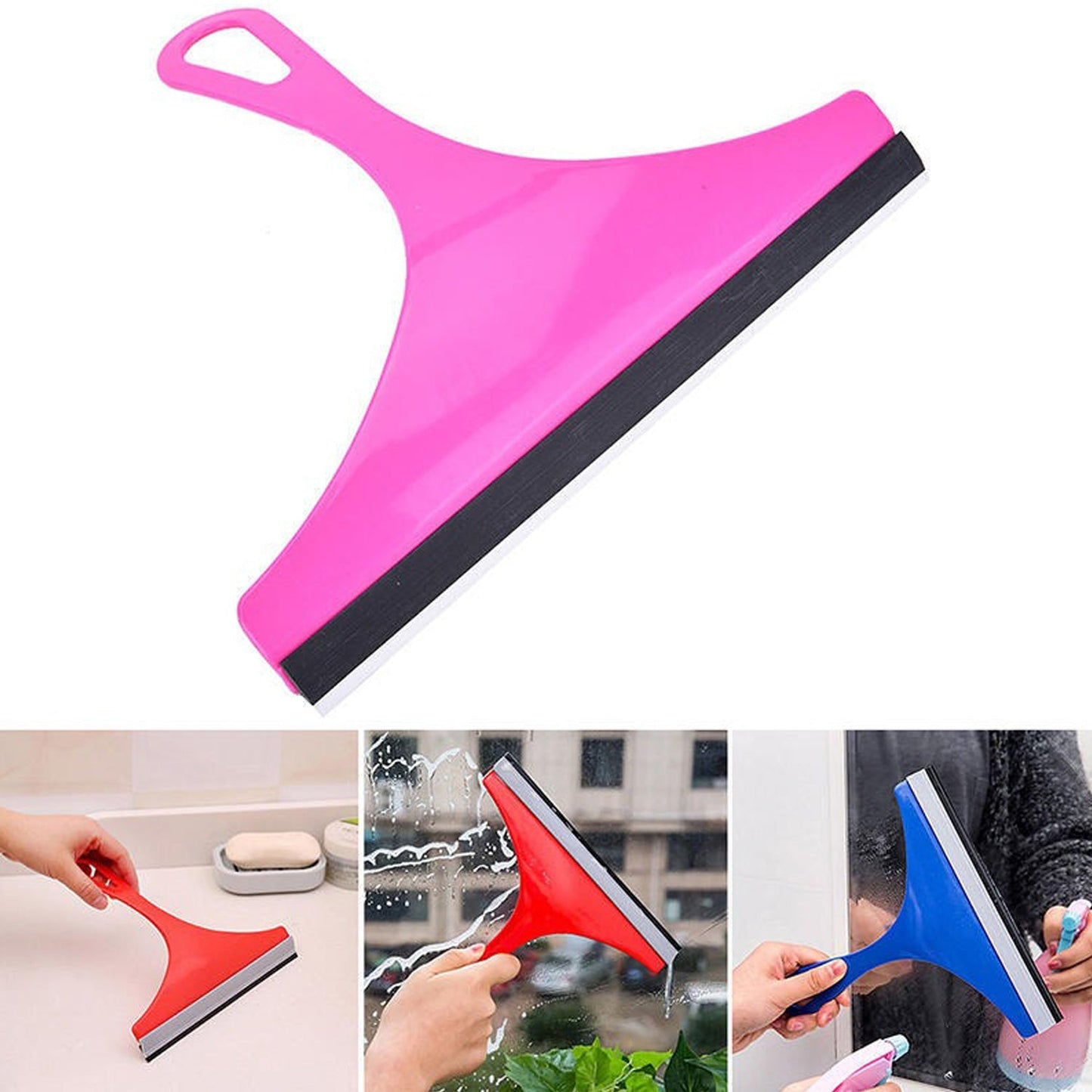 Car mirror wiper in action, clearing water for improved visibility.