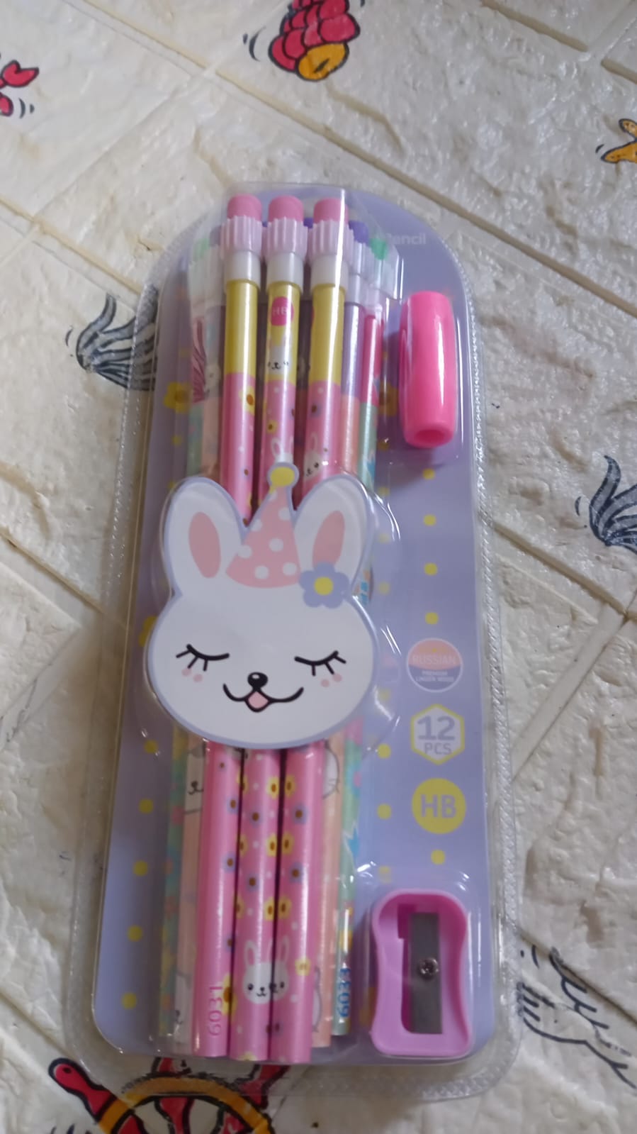 The complete 14-piece Kids Pencil Set, ideal for creative activities and gifting.