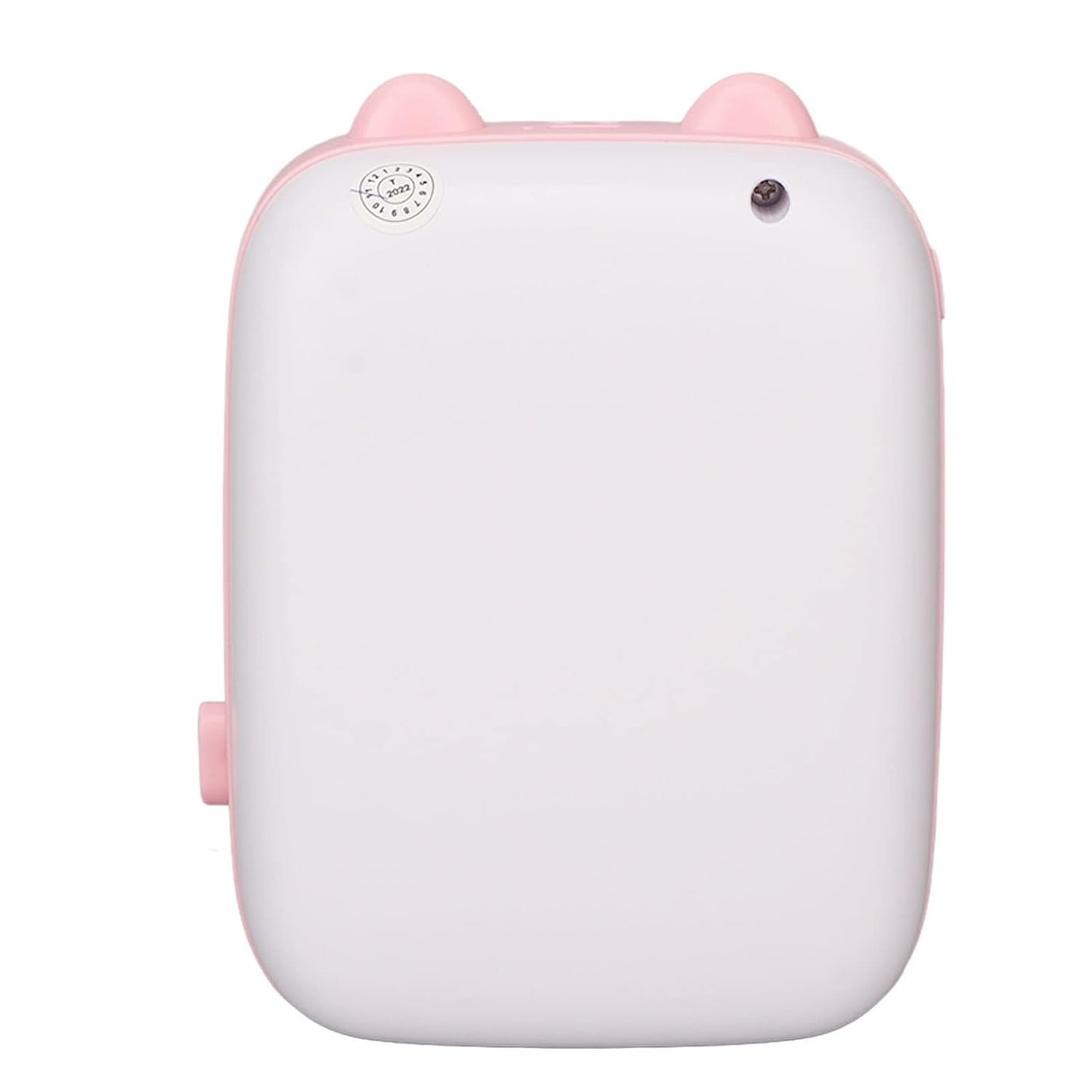 Another angle of the Pocket Mini Printer, showcasing its sleek design and easy-to-use button layout.