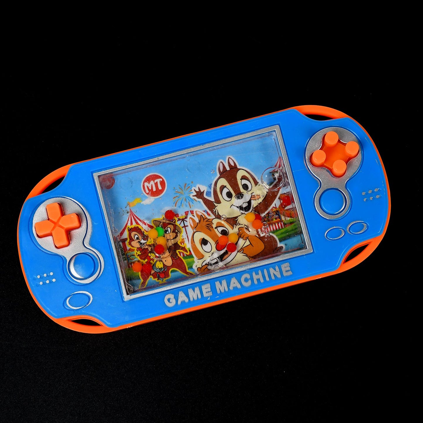 The children's water game toy clearly displayed inside its retail packaging.