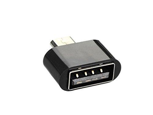 Micro USB OTG adapter facilitating easy file transfers between a smartphone and a pendrive.
