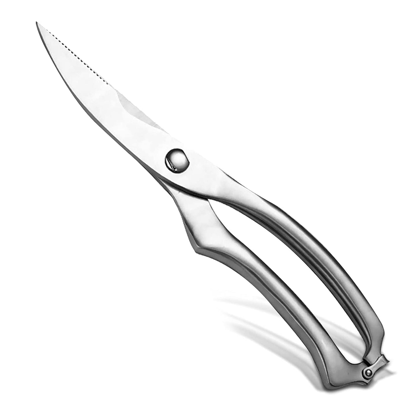Premium stainless steel shears with comfortable ergonomic handle.