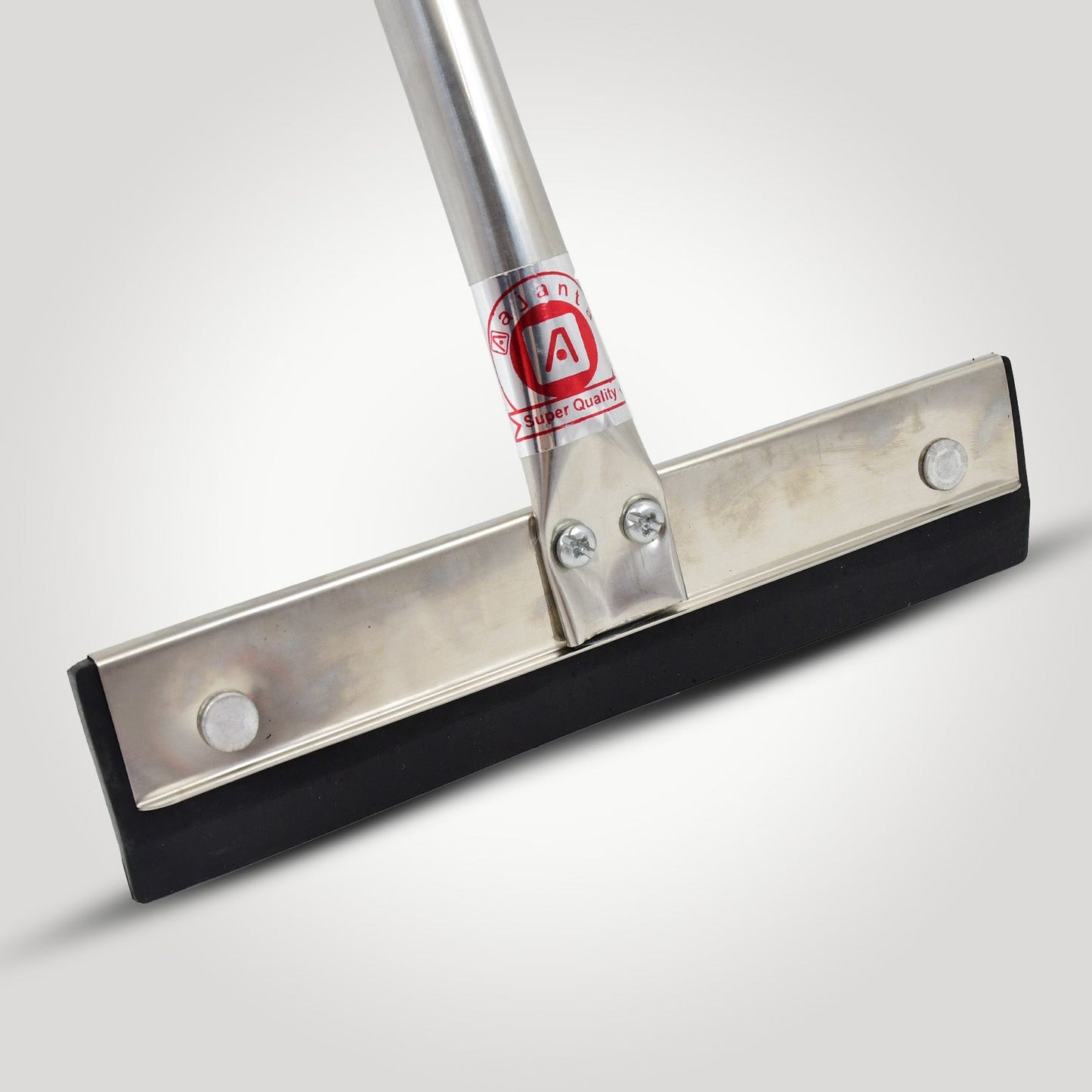 Stainless steel cleaning wiper designed for kitchens and bathrooms