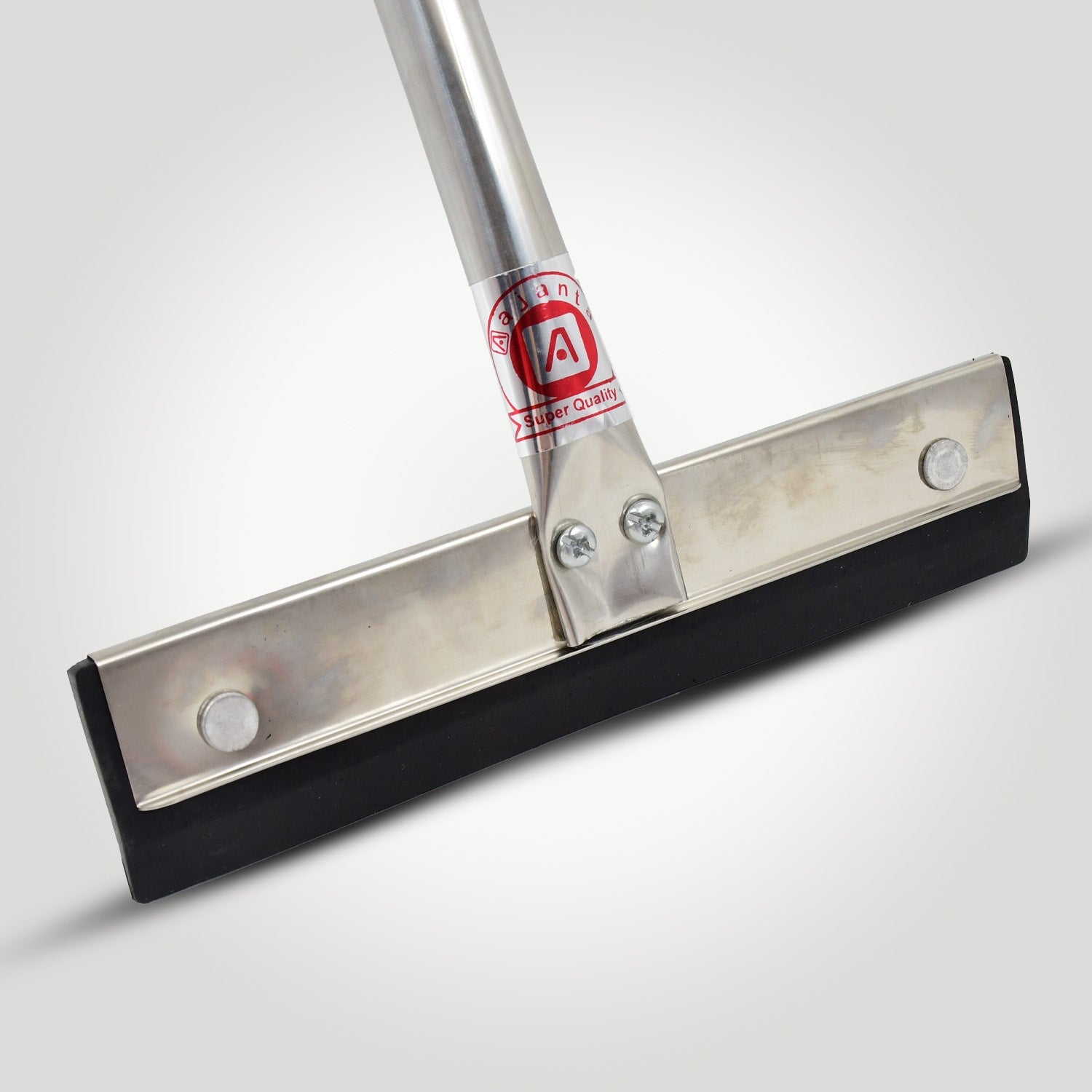 Stainless steel cleaning wiper designed for kitchens and bathrooms