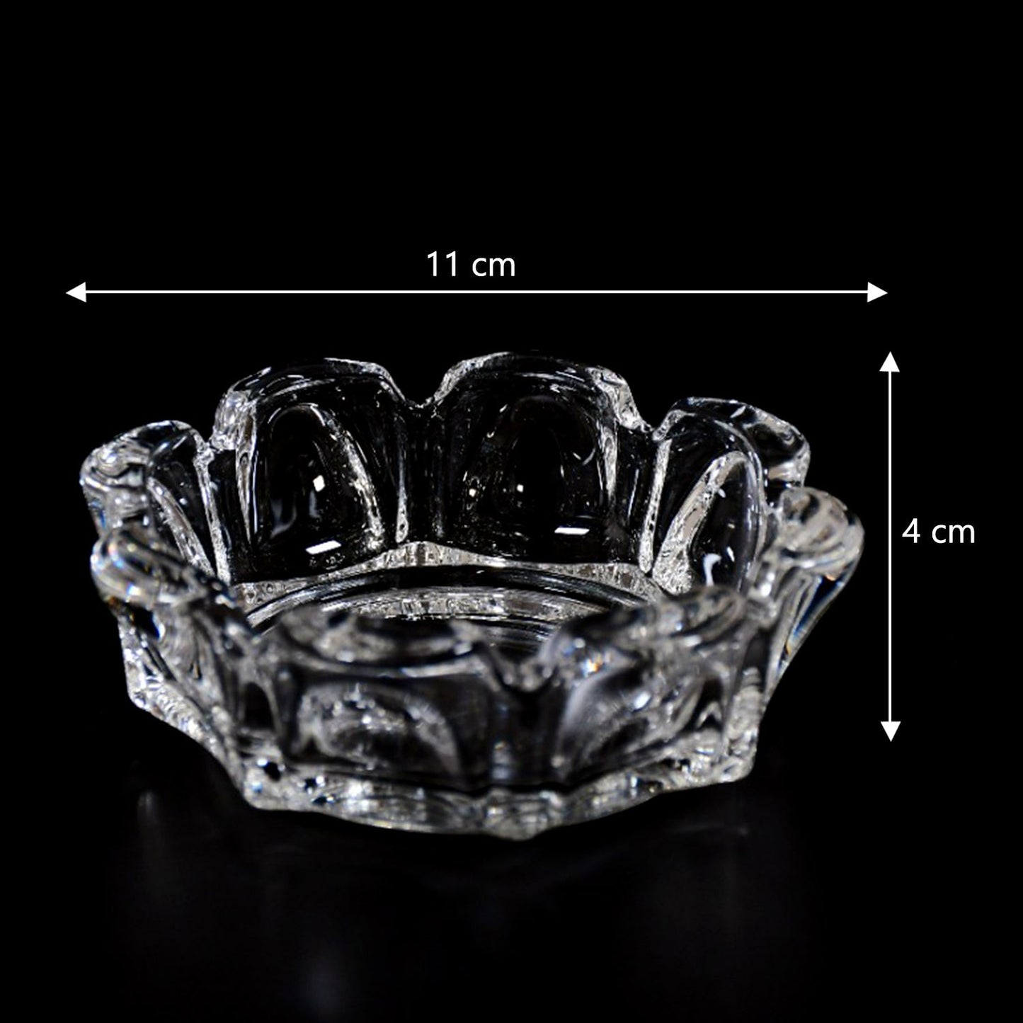 Sanford cigar ashtray for home or office decor, featuring a polished, smooth surface.