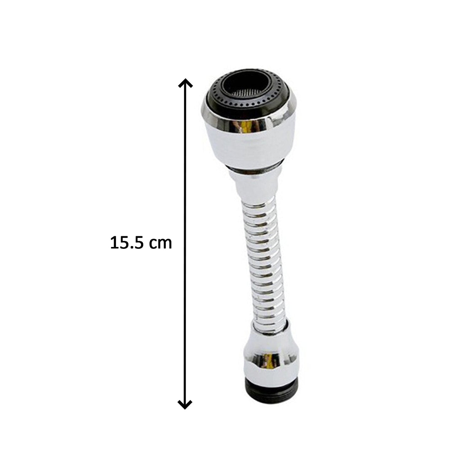 Adjustable sprinkler and sprayer head highlighting flexible design for home use.