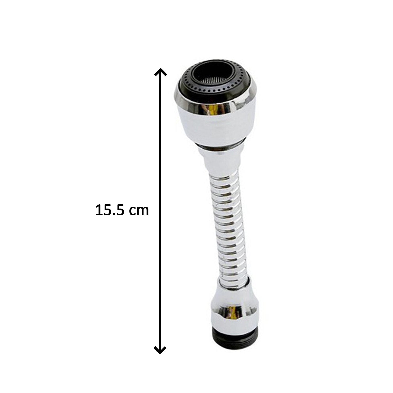 Adjustable sprinkler and sprayer head highlighting flexible design for home use.
