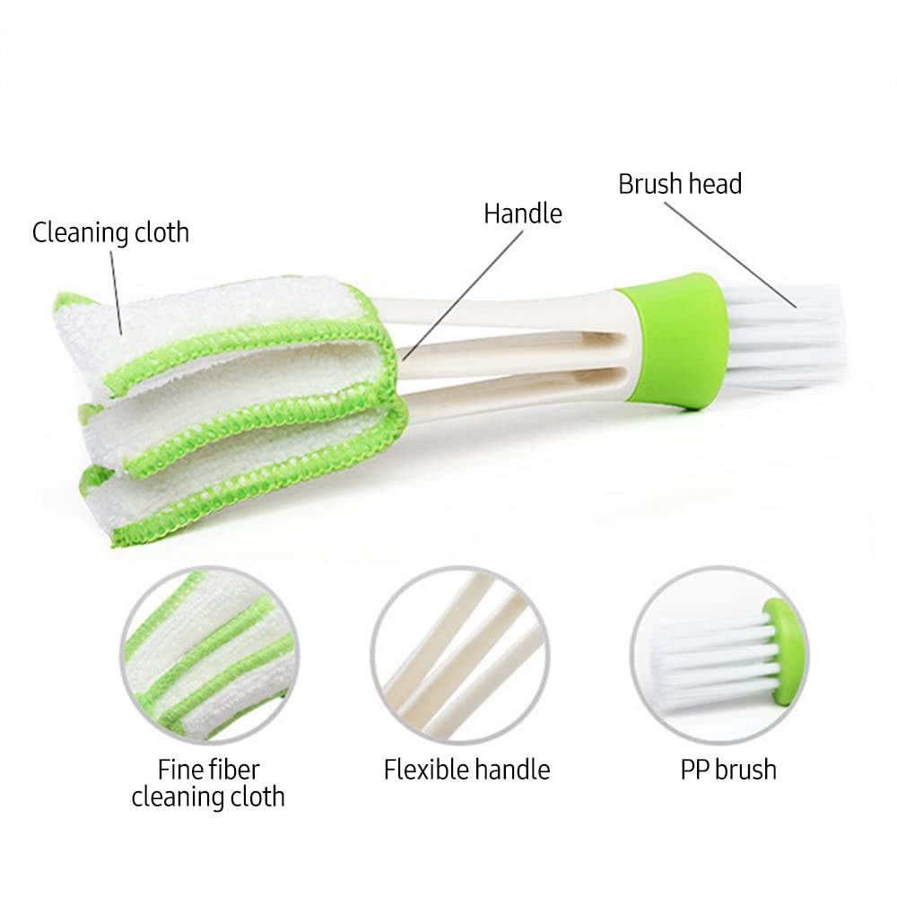 Keyboard crevice cleaner with microfiber sleeves