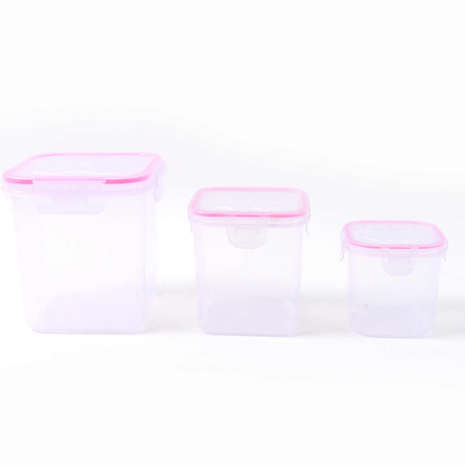 Durable airtight storage containers with easy-to-lock lids for spices