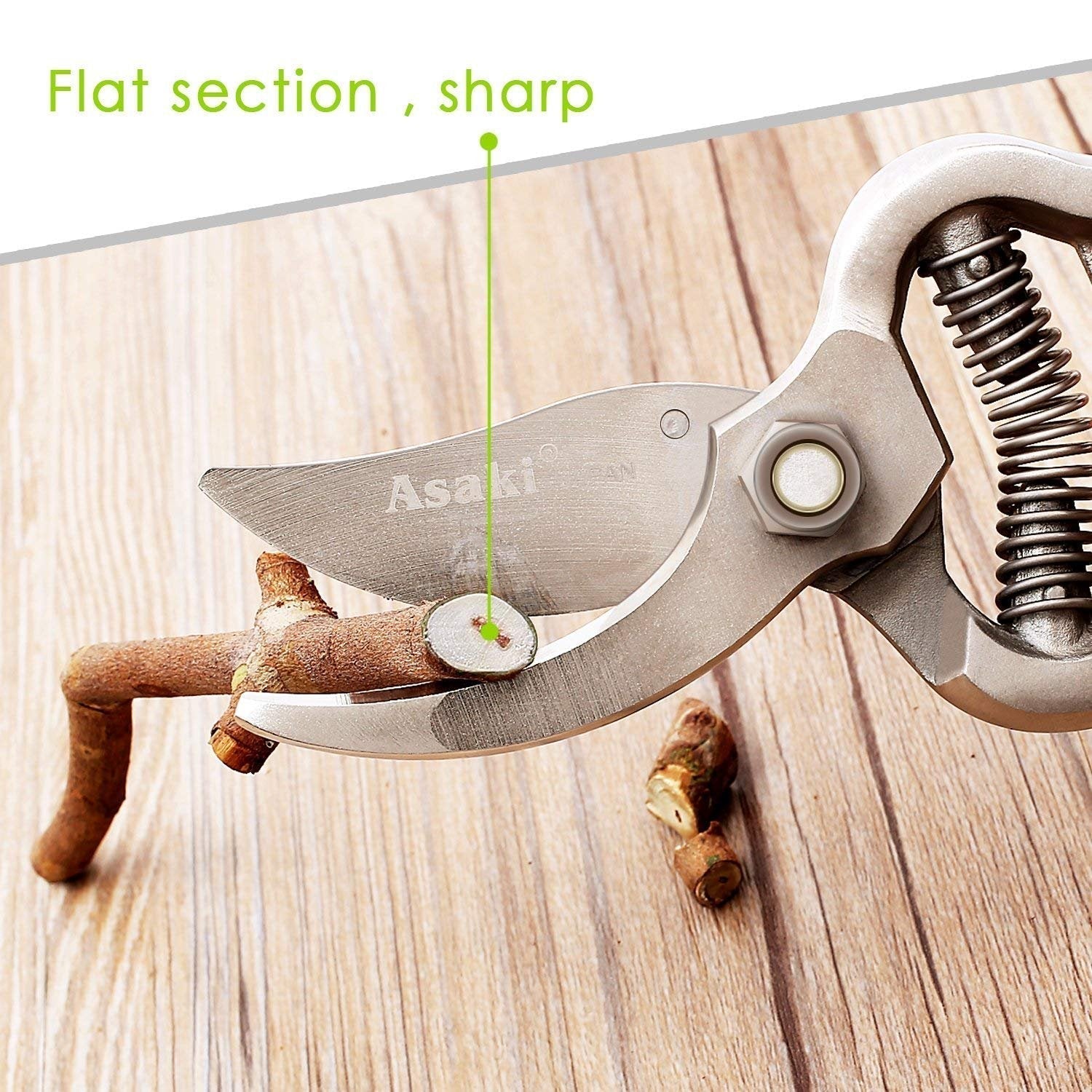 Garden shears featuring soft-grip comfort handles.