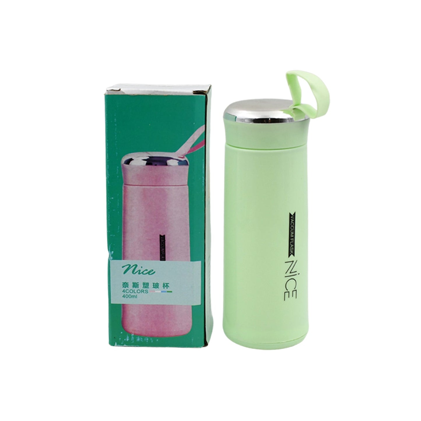 Glass water bottle perfect for gym use and children with secure bamboo lid
