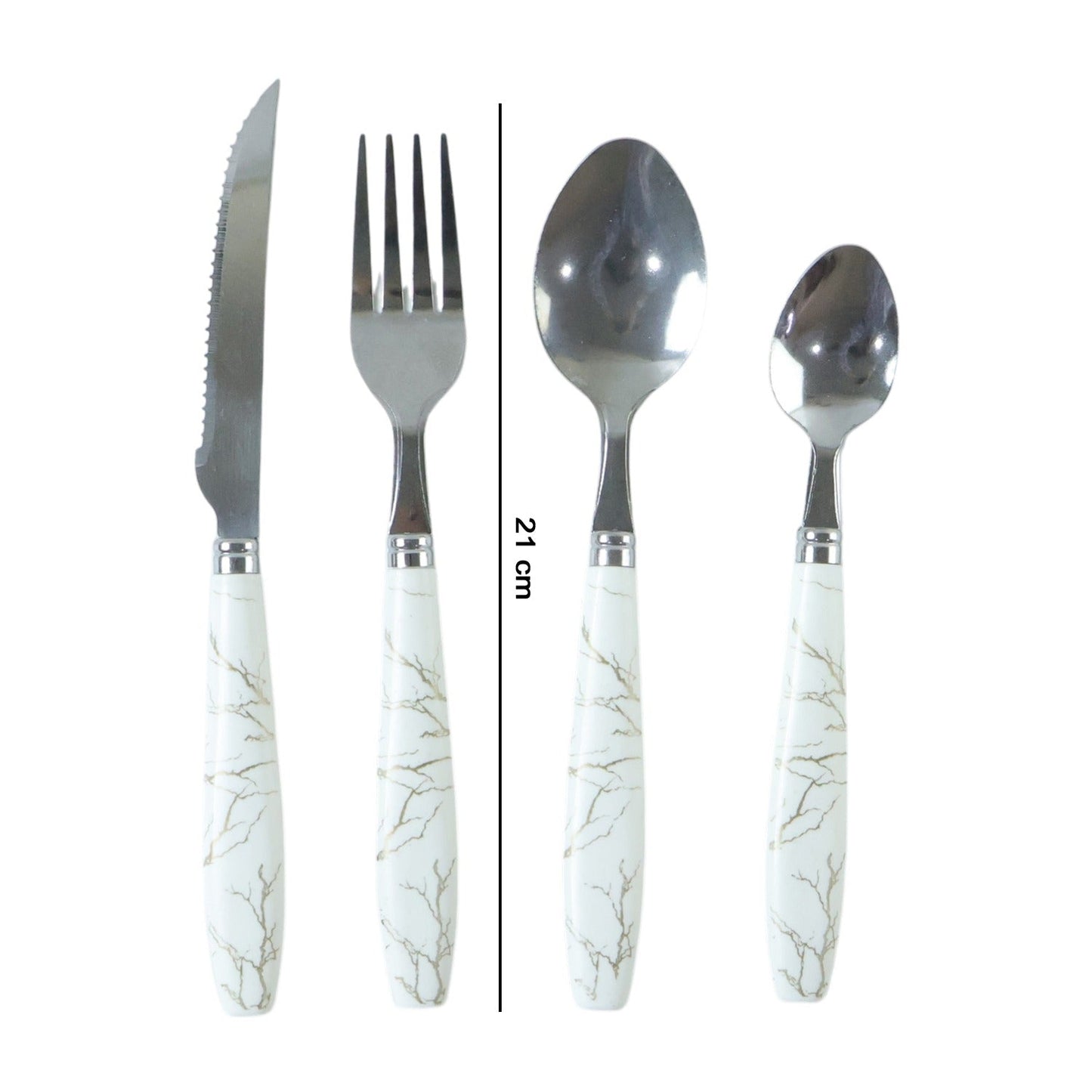 Luxury dining utensils in stainless steel