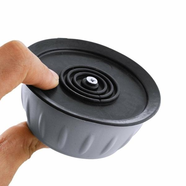 Anti vibration pads installed under dryer feet to reduce noise