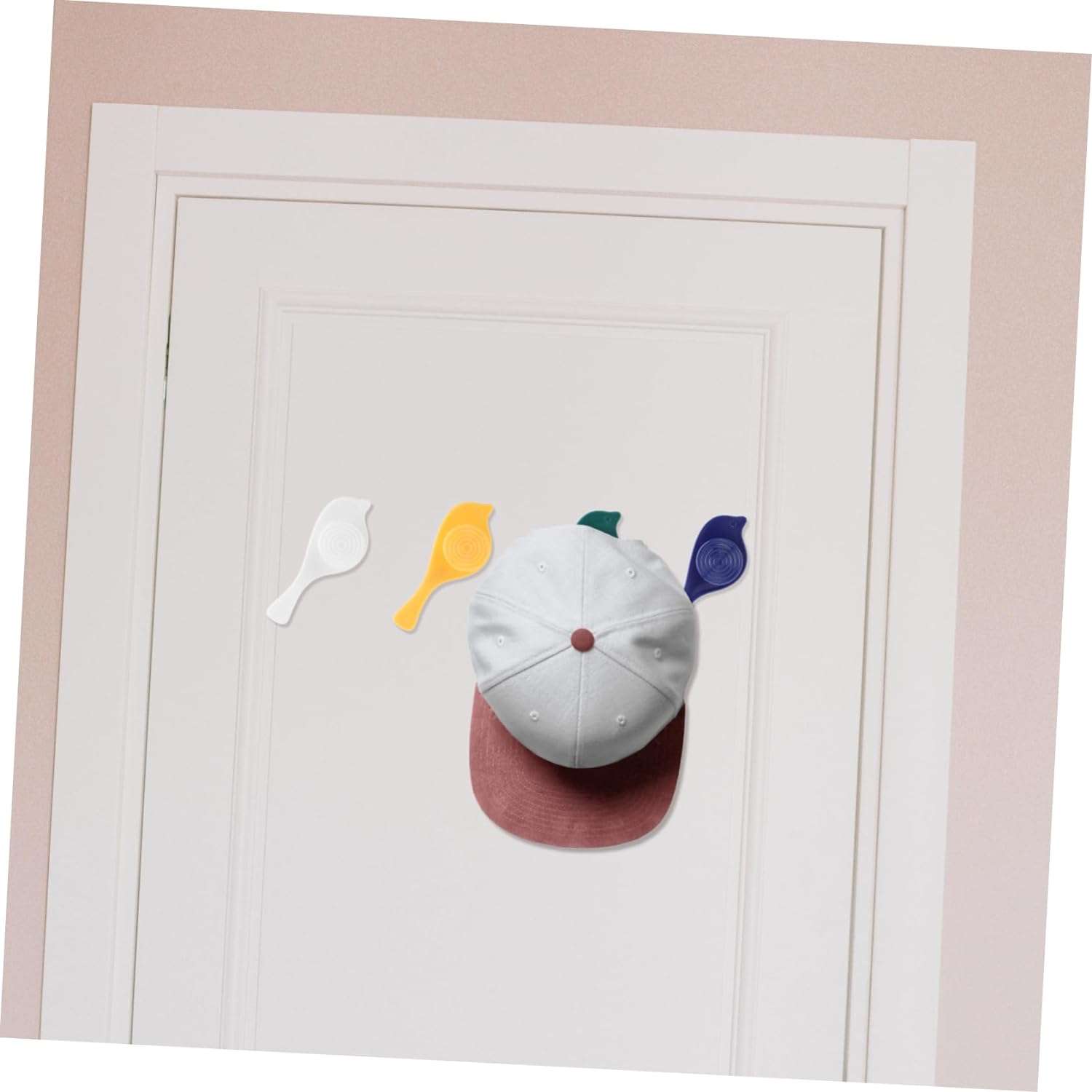 Close-up of a single bird wall hook showcasing its detailed design and smooth finish.