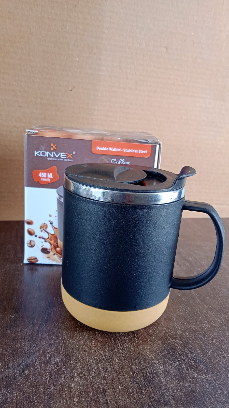 Neutral image of insulated coffee mug