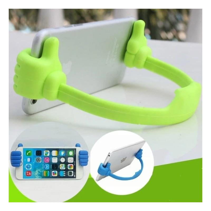 Close-up of the intricate finger details on the hand-shaped phone holder.