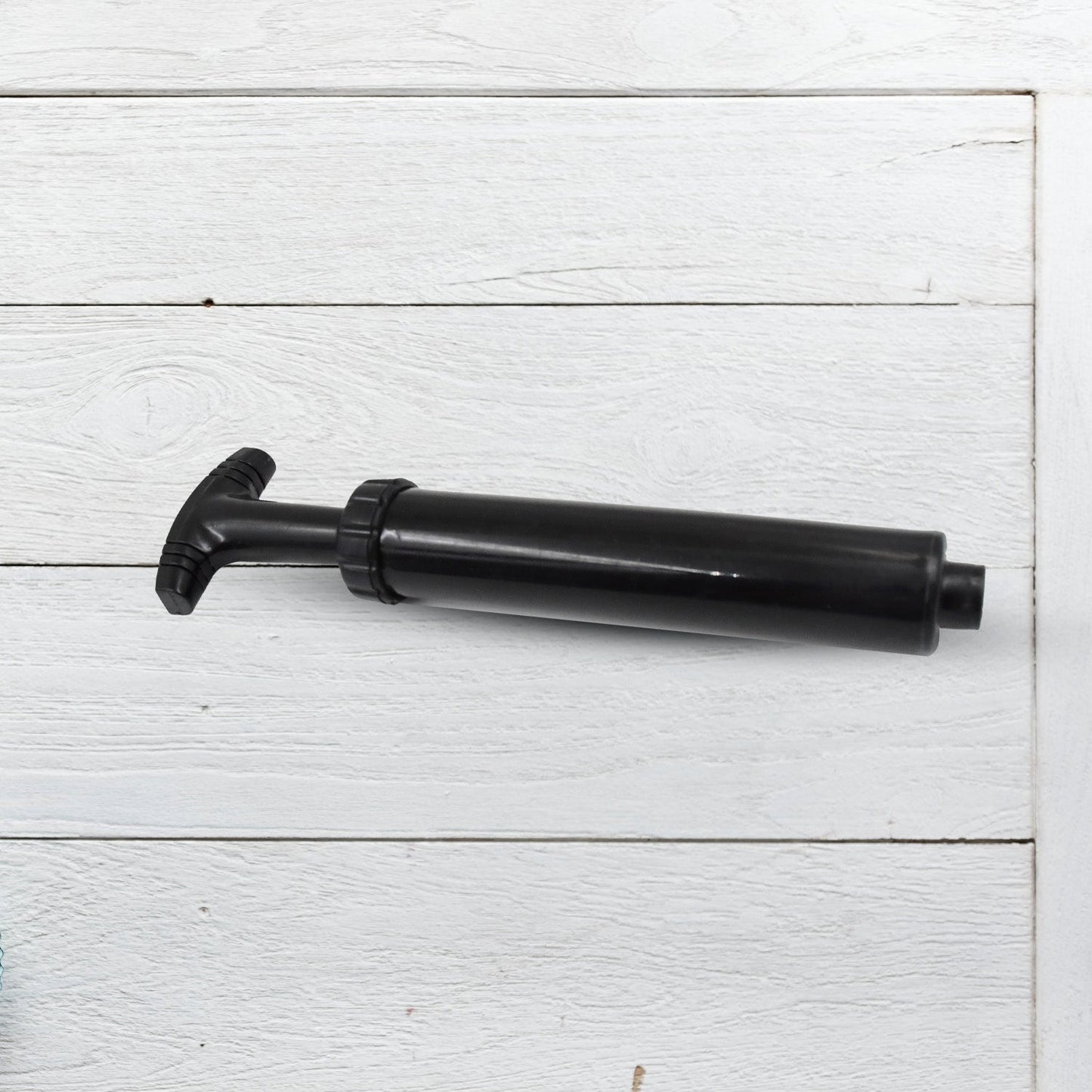 Close-up of the ball pump with both plastic and metal pins.