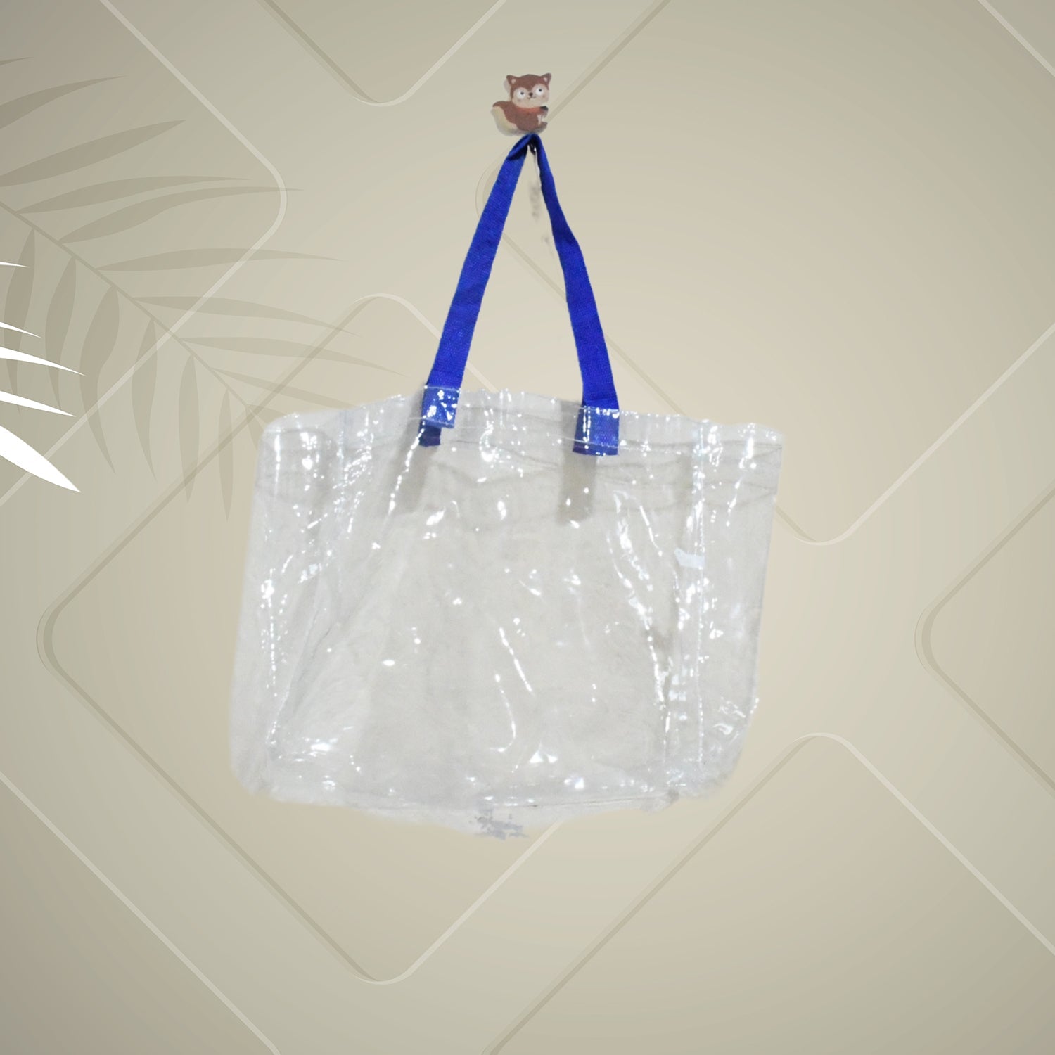 Lightweight transparent bag, easy to carry for various uses.