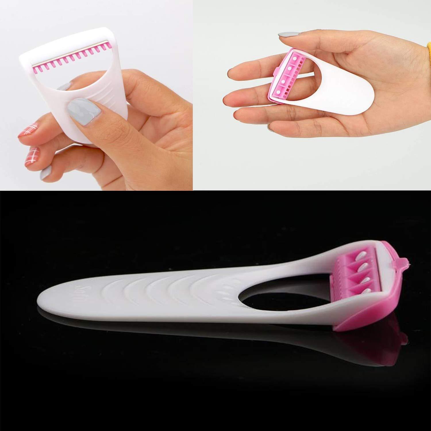 Travel-friendly disposable body razor for women for on-the-go use