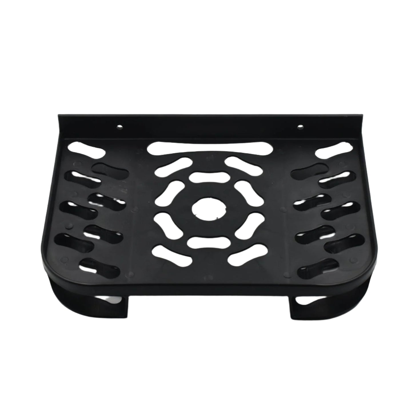 Wall-mounted Set Top Box Stand from , neatly holding a DTH receiver and remote.