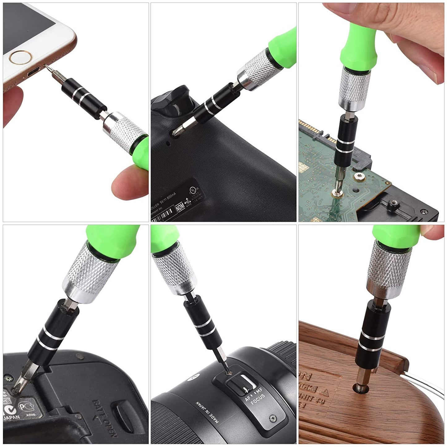Complete 32-in-1 Mini Precision Screwdriver Set for electronics repair.
