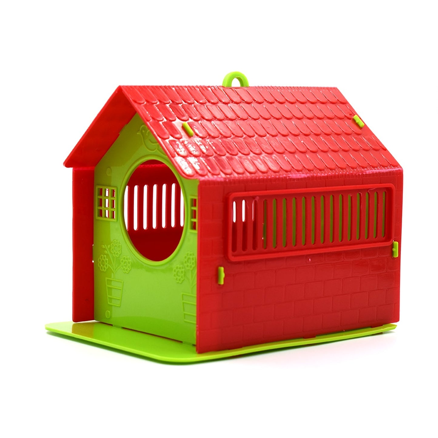 Cozy wooden bird house providing a safe nesting spot for small birds in your outdoor space.