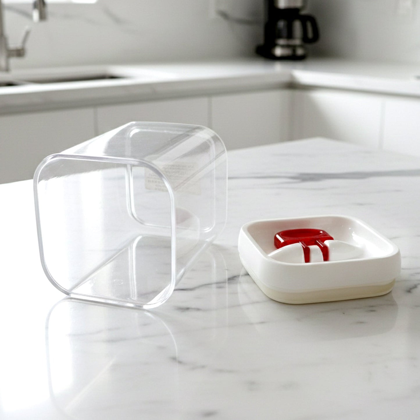 Leak-proof lock seal kitchen jar for grains and pulses storage