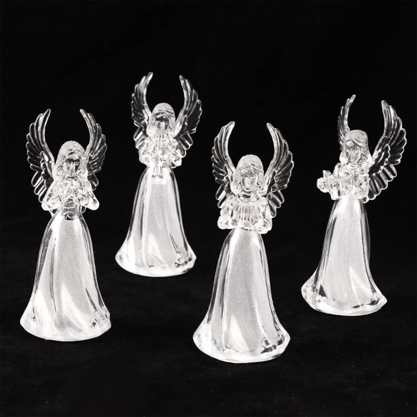 Multicolor LED decorative angel lights for home and festival decoration