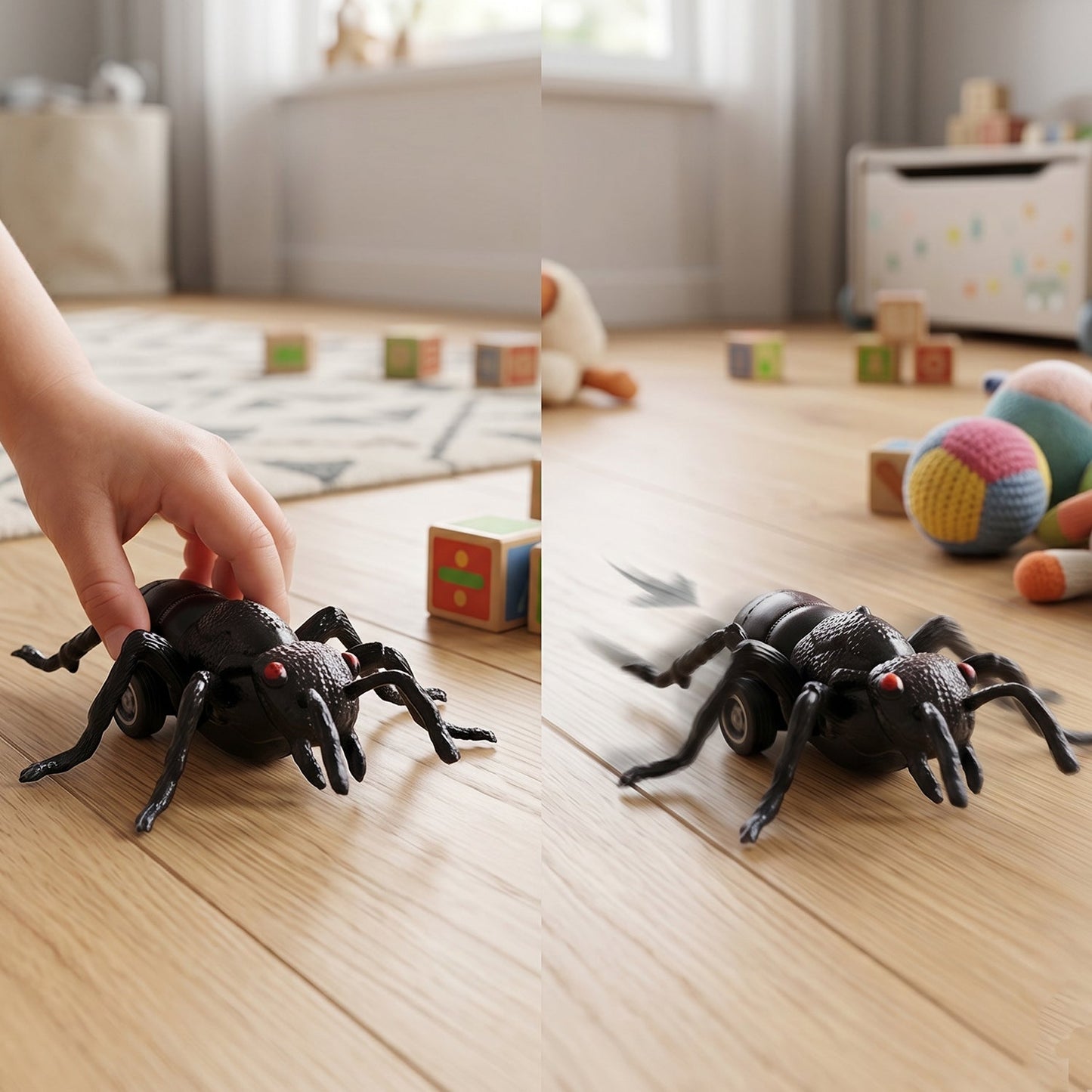 Kids pull back car toy featuring animal designs, engaging motion