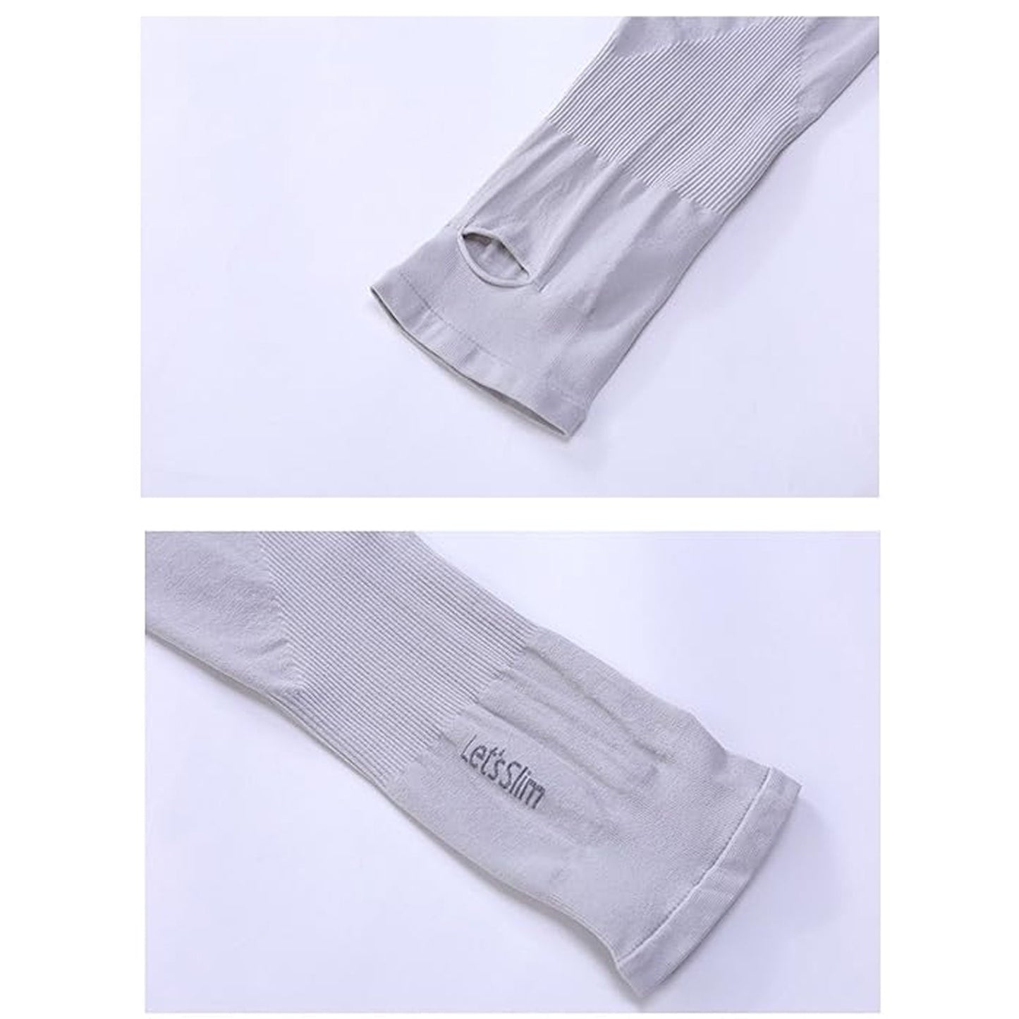 Gym workout arm sleeves with sweat absorption