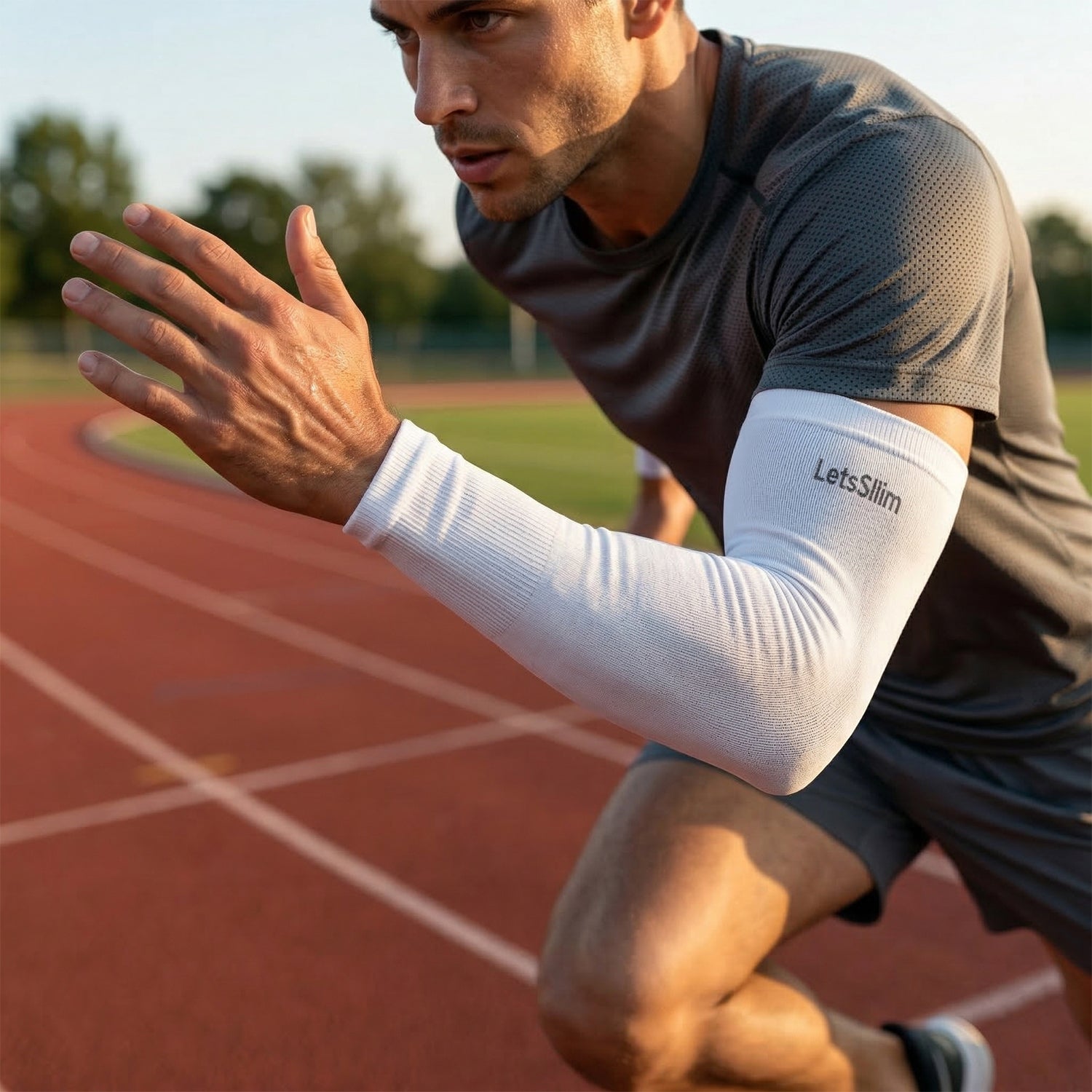 UV protection arm sleeves made from lightweight fabric