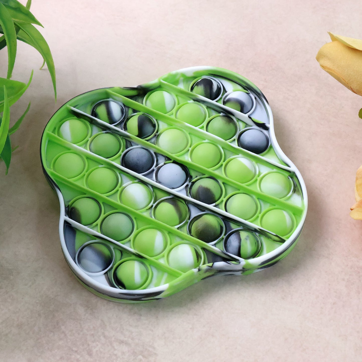 Cloud style silicone pop it fidget toy showcasing bubble texture