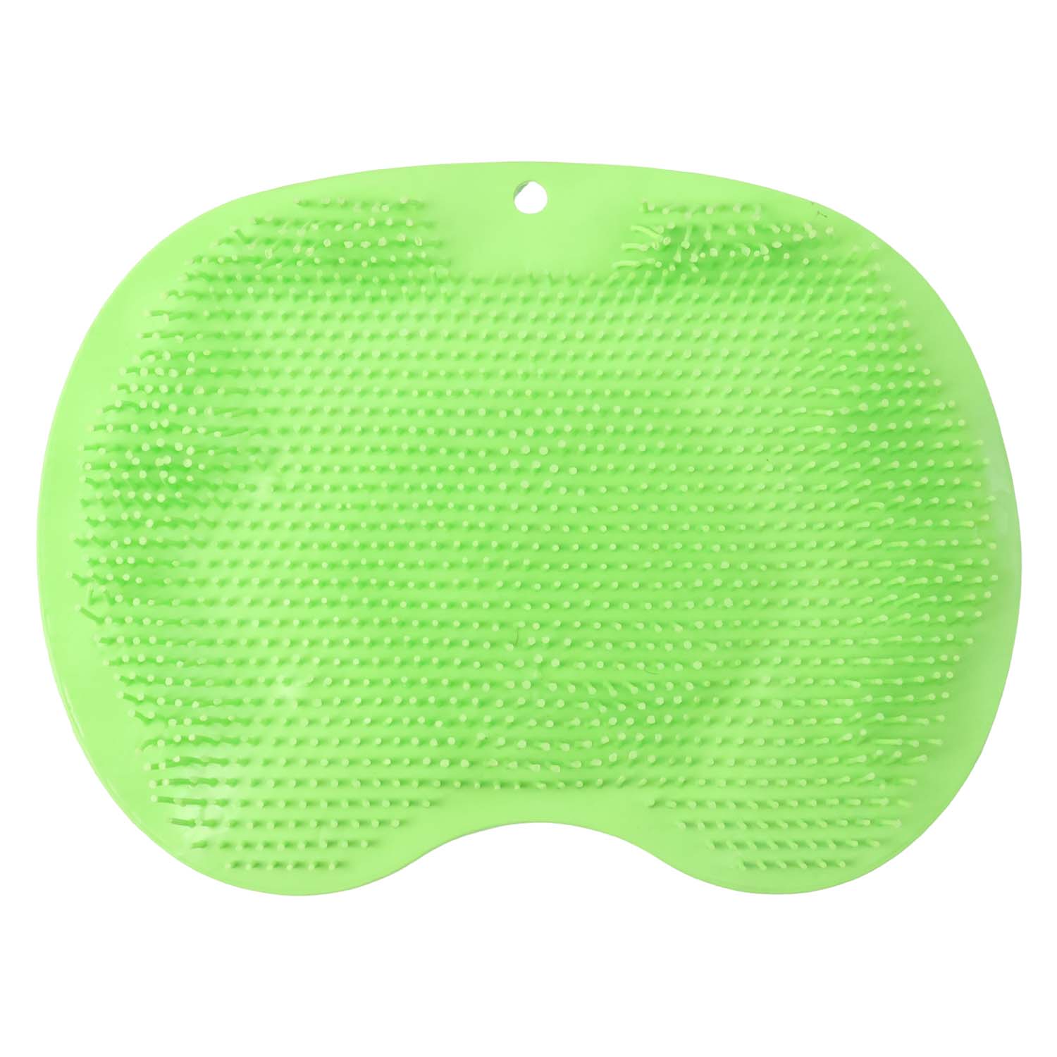 Foot cleaning silicone mat with anti-slip texture for shower use