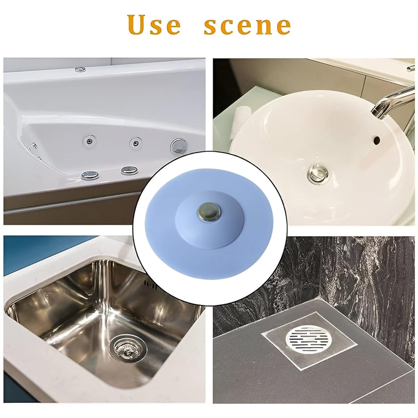 Reusable silicone sink drain protector for home use