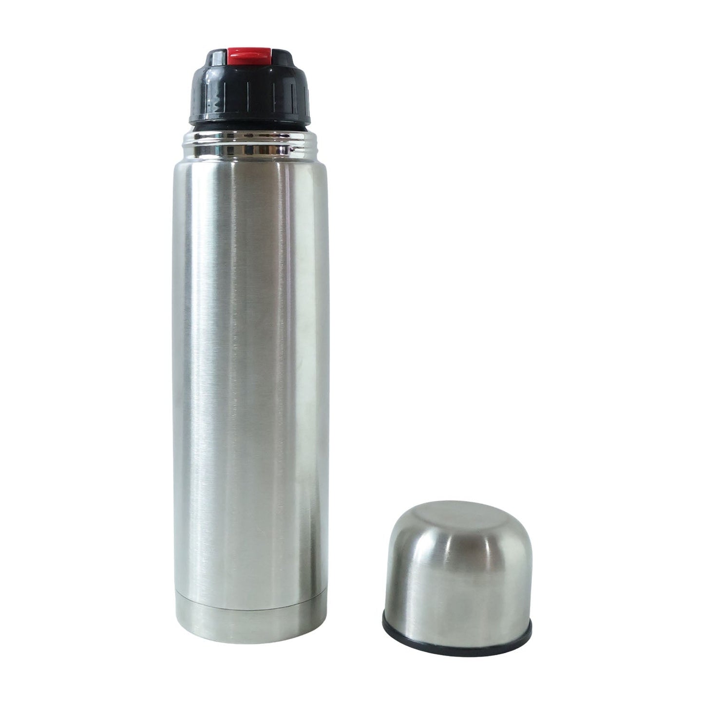 Thermos style stainless steel water bottle with 1000ML capacity